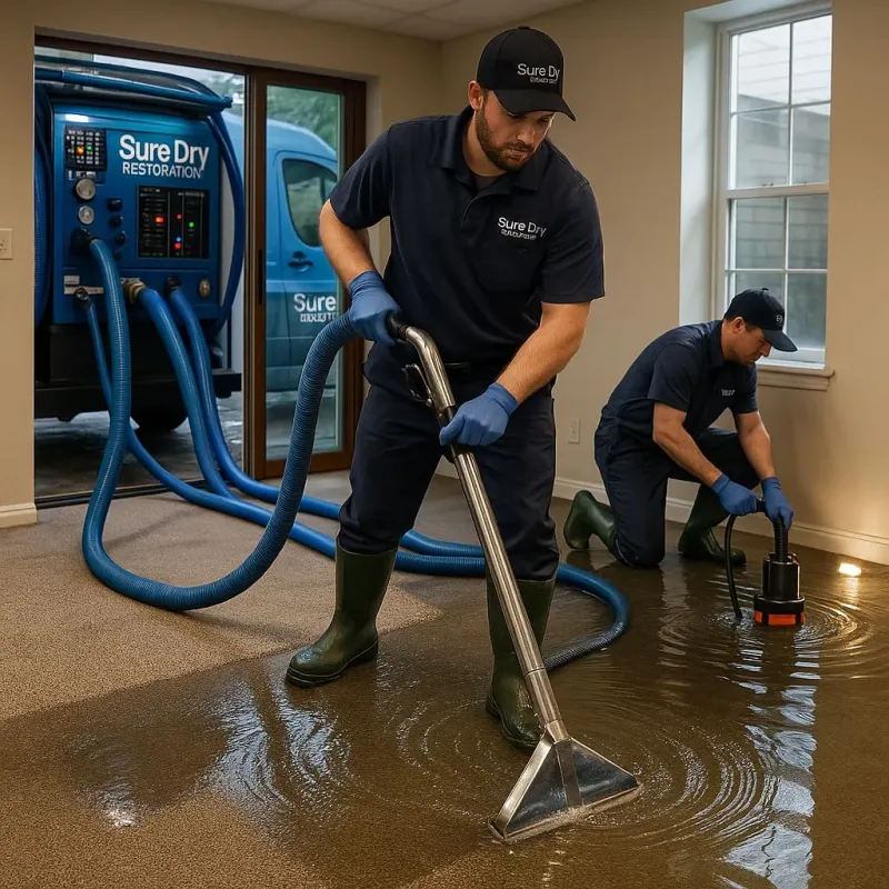 Water Extraction and Removal process in Reinholds, PA